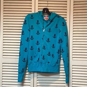 Primp size medium blue anchor jacket